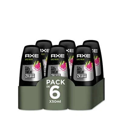 Image of Axe Roll On Epic Fresh Deodorant for Men 50ml (Pack of 6)