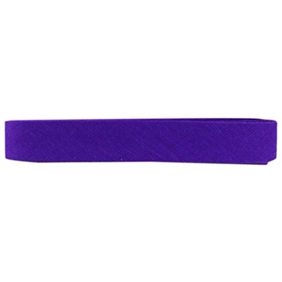 Image of Inastri Cotton Bias Binding 14/4/4mm Colour Purple 71 3m, 100%, 13 x 11 2 cm