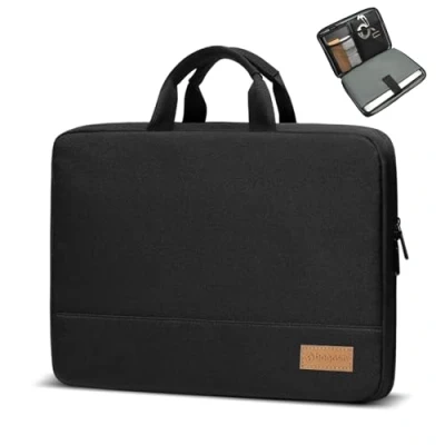 Image of Bagasin Laptop Sleeve Case, 15 15.6 16 inch TSA Water Resistant with 4 layer Protection, Computer Carrying Bag Compatible MacBook, HP, Dell, Lenovo, Asus Notebook