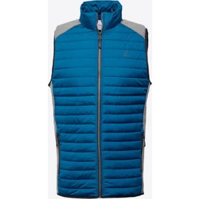 Image of Jack &amp; Jones Men&#039;s Jjemulti Body Warmer Collar Noos Quilted Vest, Sailor Blue, L