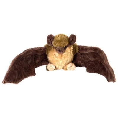 Image of Wild Republic Brown Bat Plush, Cuddlekins Mini, Stuffed Animal, Plush Toy, Gifts for Kids, 8 Inches