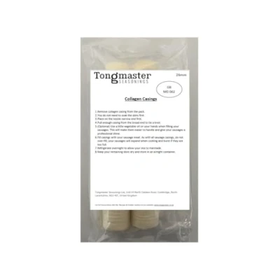 Image of Tongmaster Collagen Sausage Very Long 2 Casing Skins of 26 mm Diameter