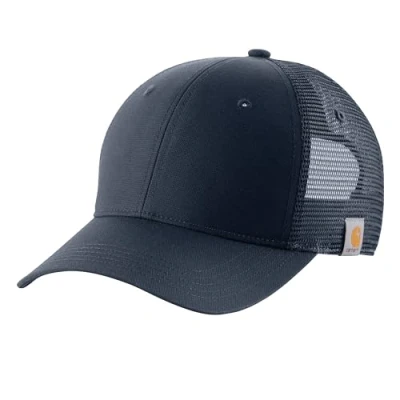 Image of Carhartt Unisex, Rugged Professional Series Canvas Mesh Back Cap, Navy, One Size