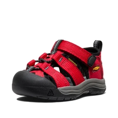 Image of KEEN Unisex Kids Newport H2 Baby Sandal, Ribbon Red Gargoyle, 6 UK Child