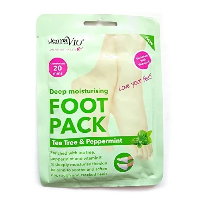 Image of Derma V10 Moisturising Foot Pack T/Tree