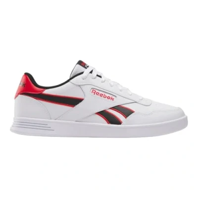 Image of Reebok Unisex Court Advance Sneakers, White Black Vector Red, 12 UK