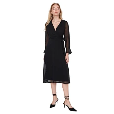 Image of Trendyol Dress Black A line