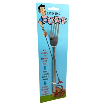 Image of extending Fork Telescopic Cutlery Stag Birthday Gift