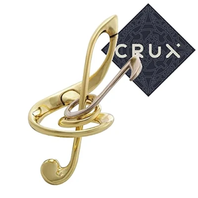 Image of Hanayama Cast Harmony Puzzle Level 2 of 6 Fairly Hard Includes Crux Sticker