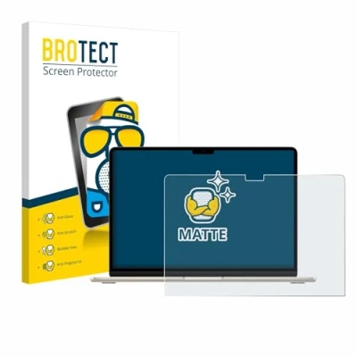 Image of brotect Screen Protector Anti Glare compatible with Apple MacBook Air 15&quot; M2 2022 Matte, Fingerprint Protection Film
