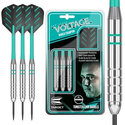 Image of Target Darts Rob Cross Silver Voltage 24G Brass Steel Tip Set