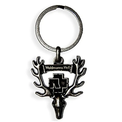 Image of Rammstein Waidmanns Heil Metallic Keyring Official Band Merchandise Fan