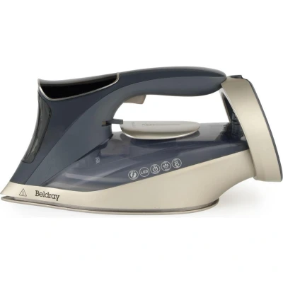 Image of Beldray 3200W Steam Iron Digital LED Touchscreen, Precise Easy Temperature Control, 4 Preset Heat Modes, Ceramic Soleplate, Auto Shut Off, Continuous Steam, 380ml Water Tank, 3m Power Cord, BEL01982