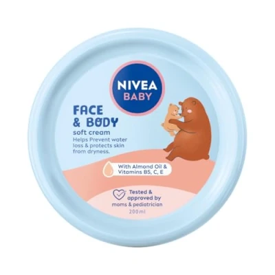 Image of NIVEA BABY Face and Body Care Cream 200 ml