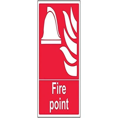 Image of V Safety Fire Equipment Point 150 x 200 mm Sign