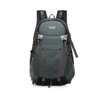Image of Kono Multi functional Waterproof Hiking Backpack Traveling Climbing with Rain Cover 40L (Black)