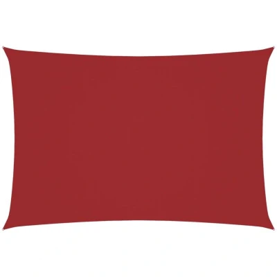Image of vidaXL Sunshade Sail Oxford Fabric Rectangular 3x6 m Red