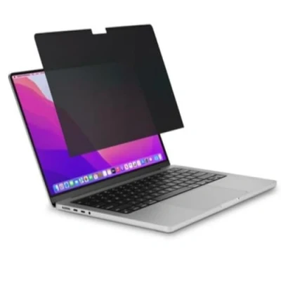 Image of Kensington MagPro Elite Magnetic Privacy Screen Filter Designed Exclusively for MacBook Pro 16&quot; (2021 &amp; Newer) M1, M2, M3 Pro/Max, Removable Protector, Anti Glare, Blue Light Reduction (K58371WW)