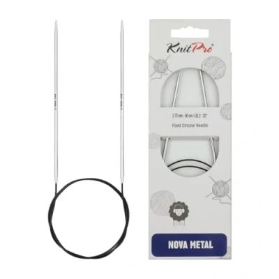 Image of KnitPro 150 cm x 2.75 mm Nova Fixed Circular Needles, Silver