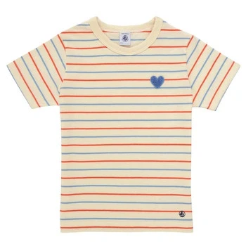 Image of Petit Bateau KIDS Breathy TEE Print Tshirt for kids, Size: 5y, Avalanche/multicolor