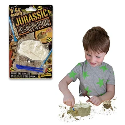 Image of dig &amp; Discover Jurassic Excavation from Deluxebase. Super Dinosaur fossil kit for kids
