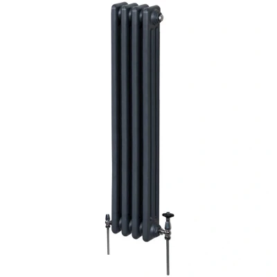 Image of MonsterShop Traditional 3 Column Radiators 1500 x 202mm Anthracite Grey