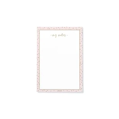 Image of Filofax My Notes A5 Notepad Confetti, White