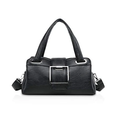 Image of NICOLE &amp; DORIS Women handbags for ladies fashion Handbag crossbody bags Retro PU leather Black