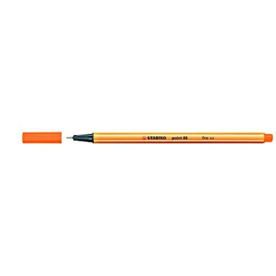 Image of Fineliner STABILO point 88 Pack of 3 Orange