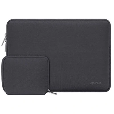 Image of MOSISO Laptop Sleeve Compatible with MacBook Air/Pro, 13 13.3 inch Notebook, Pro 14 M4 M3 M2 M1 Chip Max 2024 2021, Neoprene Bag Cover Small Case, Space Gray