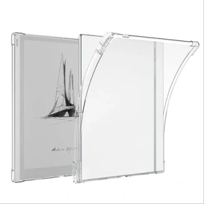 Image of GIOPUEY for Boox Tablet Go 10.3 Clear Case Soft TPU Back Shell, Slim Cover with Airbag Protection, Lightweight, Compatible Transparent