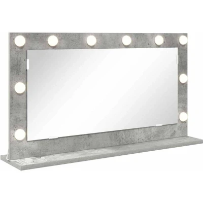 Image of vidaXL Vanity Mirror Concrete grey 80 x 45 18 cm