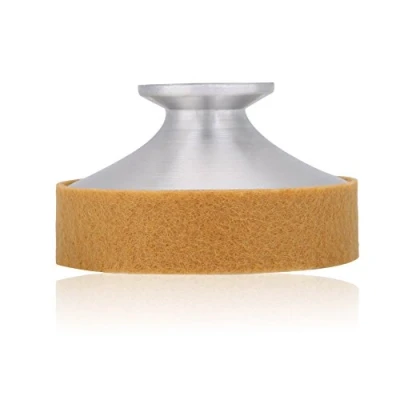 Image of Dilwe Alto Saxophone Mute, Aluminum Alloy Sax Dampener Mute Practice Noise Remove Silencer (Apricot)