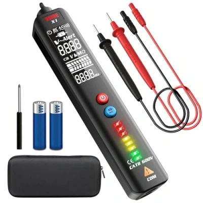 Image of BSIDE Voltage Detector, EBTN LCD 3 Line Display Tester Pen, Non contact with Adjustable Sensitivity, Dual Range AC Power Sensor Outlet Socket Circuit Checker