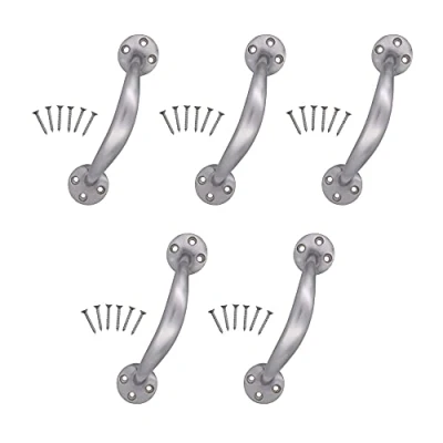 Image of EAI Bow Handles for Cabinets Wardrobes Drawers Satin Chrome 150mm Pack of 5