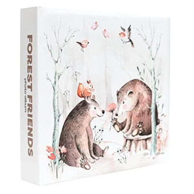 Image of Grupo Erik Forest Friends Photo Album 6x4 10x15 cm Albums 200 Photos Family Pockets Friend Gifts Slip In