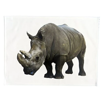Image of Half a Donkey The Rhinoceros Large Cotton Tea Towel