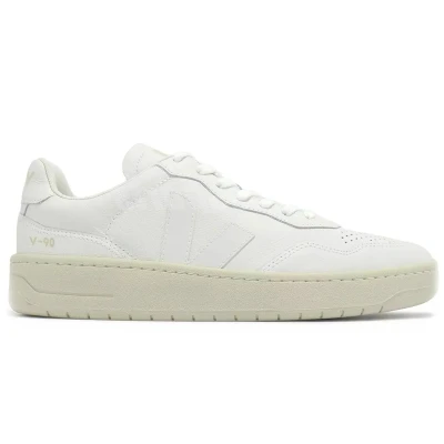 Image of Veja V90 Trainers, Women&#039;s, Size: 4.5, Extra white Leather
