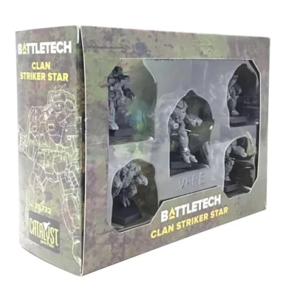 Image of Catalyst Game Labs BattleTech Clan Striker Star Miniatures Ages 14+ 2 10 Players 30 Minutes Playing Time