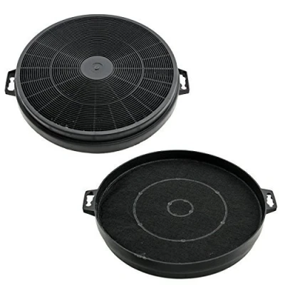Image of Spares2go Carbon Charcoal Vent Filter for Smeg K2 Cooker Extractor Hood (Pack of 2)
