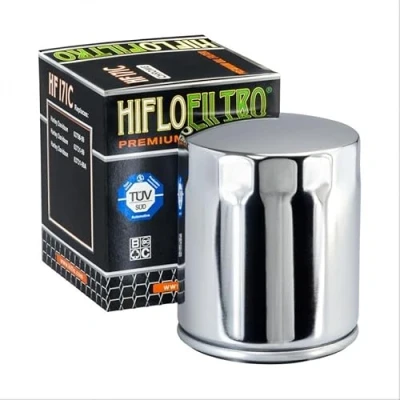 Image of Oil Filter Hiflofiltro for Motorcycle Harley Davidson 1584 Flhx Street Glide 2008 To 2010 HF171C/63731 99/A 63798 99 New