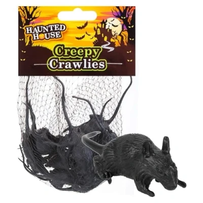Image of VFM e Store Halloween Creepy Crawlies Set Party, Trick or Treat Spooky Parties, Creepy, Fright, Costume, Fancy Dess Accessories and Props Pack Rats