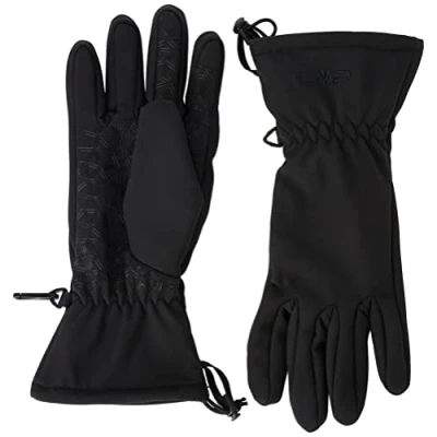 Image of CMP Woman Softshell Gloves, Black, 7.5
