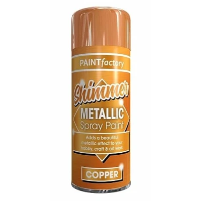 Image of AlezyB 6 x Metallic Deep Copper Spray Paint 200ml Multi Purpose Aerosol Use for Metal and Wooden Furniture, Ornaments, Decorative Items Much More Interior &amp; Exterior