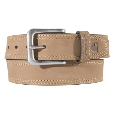 Image of Carhartt Men&#039;s Jean, Detroit Belt (Brown with Antique Nickel Finish), 42