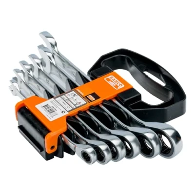 Image of BAHCO 1RM Ratcheting Combination Wrench Set, 6 Piece