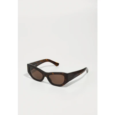 Image of Burberry Woman BE4450U 300273 Sunglasses Acetate Brown Cat Eye Normal