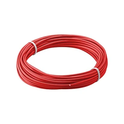 Image of goobay 55044 18mm x 0.1mm Copper Stranded Wire 1 Core Multiwire Red 10m Cable Length