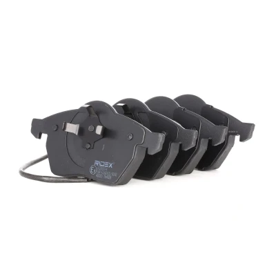 Image of 8E0698151J Brake pad set FEBI BILSTEIN 16447 Front Axle incl. wear warning contact with piston clip AUDI: A4 B7 Avant, B6/B7 Convertible