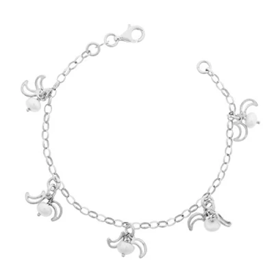Image of Orphelia WoMens 925 Sterling Silver Bracelet ZA 1802 One Size